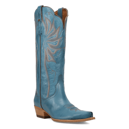 Women's Dan Post Grace Leather Boot - Blue - DP7152