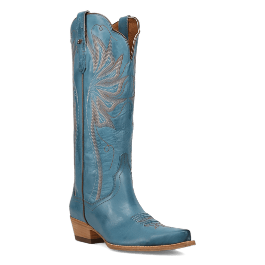 Women's Dan Post Grace Leather Boot - Blue - DP7152