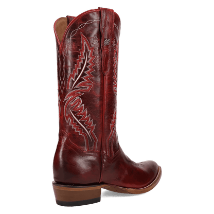 Women's Dan Post Juni Leather Boot - Red - DP7158