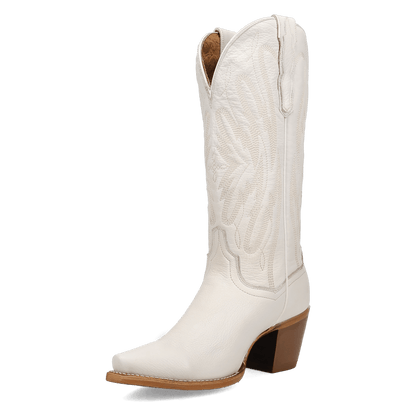 Women's Dan Post Mila Leather Boot - White - DP7161
