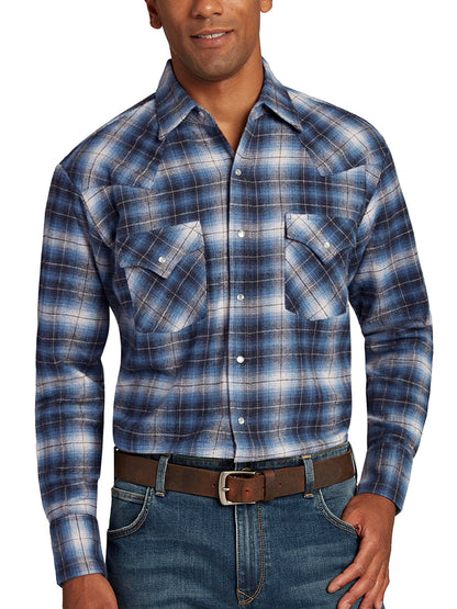 Long Sleeve Yard Dyed Flannel - 15201026