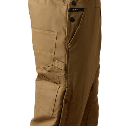 Rebar DuraCanvas Stretch Insulated Bib FIELD KHAKI - 10032505