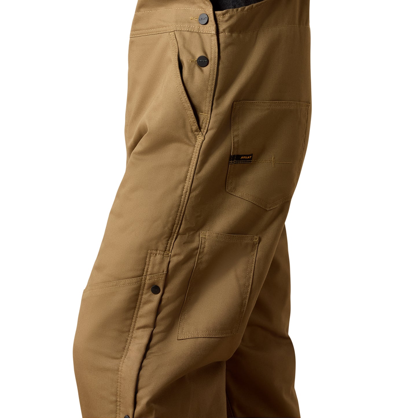 Rebar DuraCanvas Stretch Insulated Bib FIELD KHAKI - 10032505