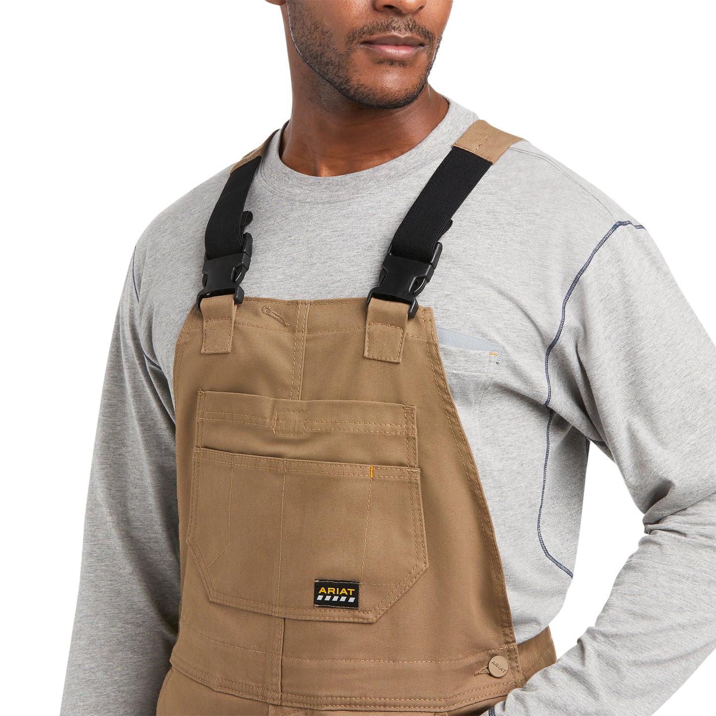 Rebar DuraCanvas Stretch Insulated Bib FIELD KHAKI - 10032505