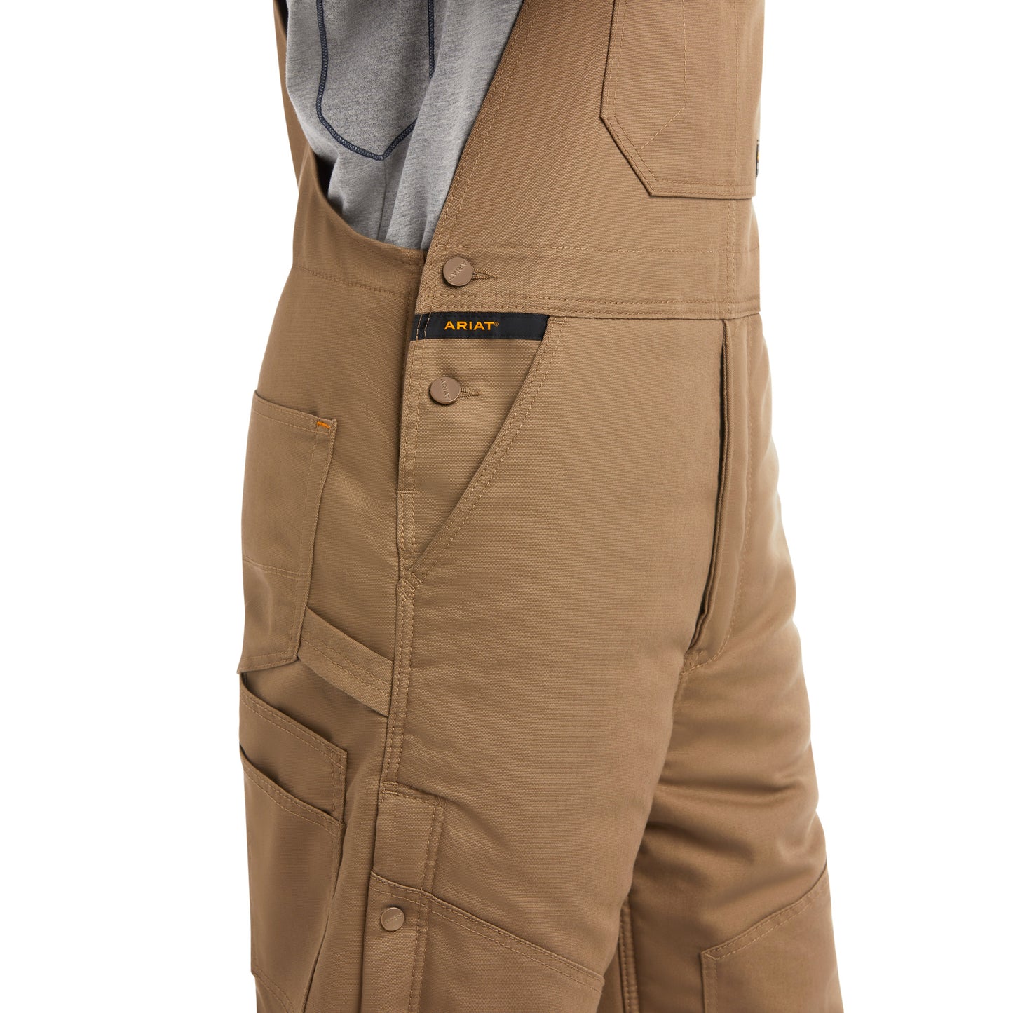 Rebar DuraCanvas Stretch Insulated Bib FIELD KHAKI - 10032505