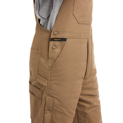 Rebar DuraCanvas Stretch Insulated Bib FIELD KHAKI - 10032505