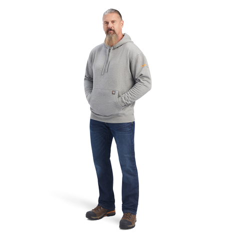 Rebar Workman Hoodie Gray