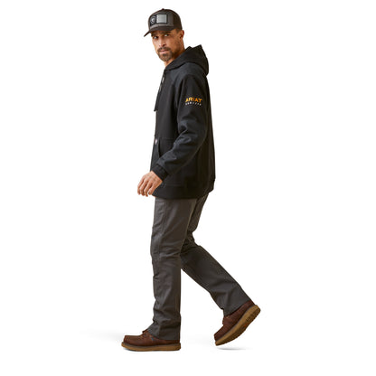 Ariat Rebar Workman DuraCanvas Hoodie - Black - 10046148