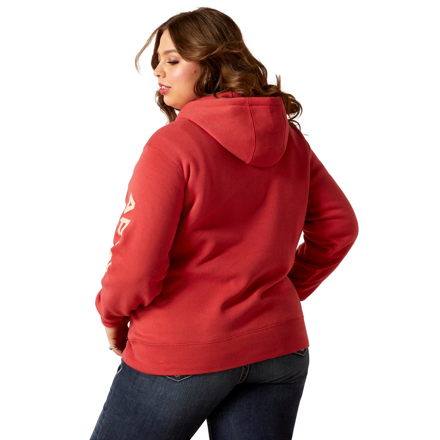 Ariat Logo Hoodie Red