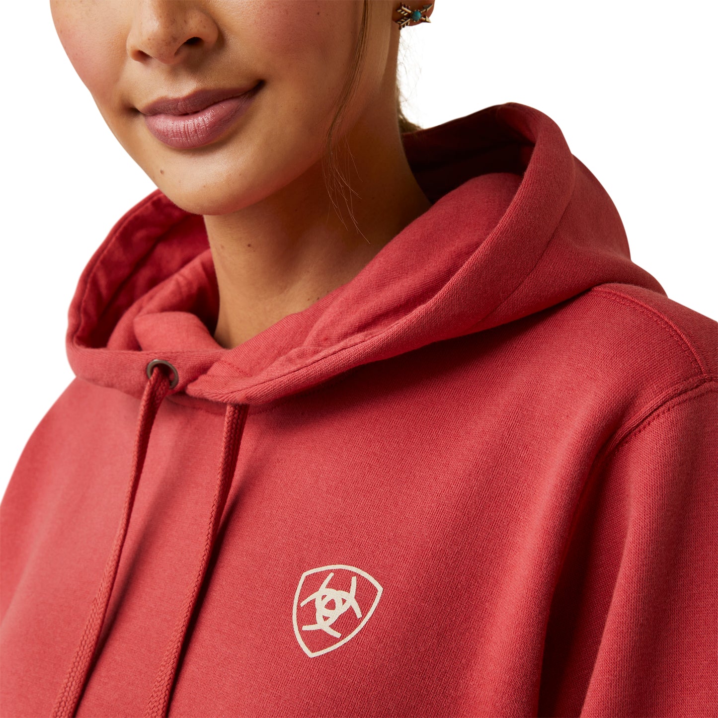 Ariat Logo Hoodie Red