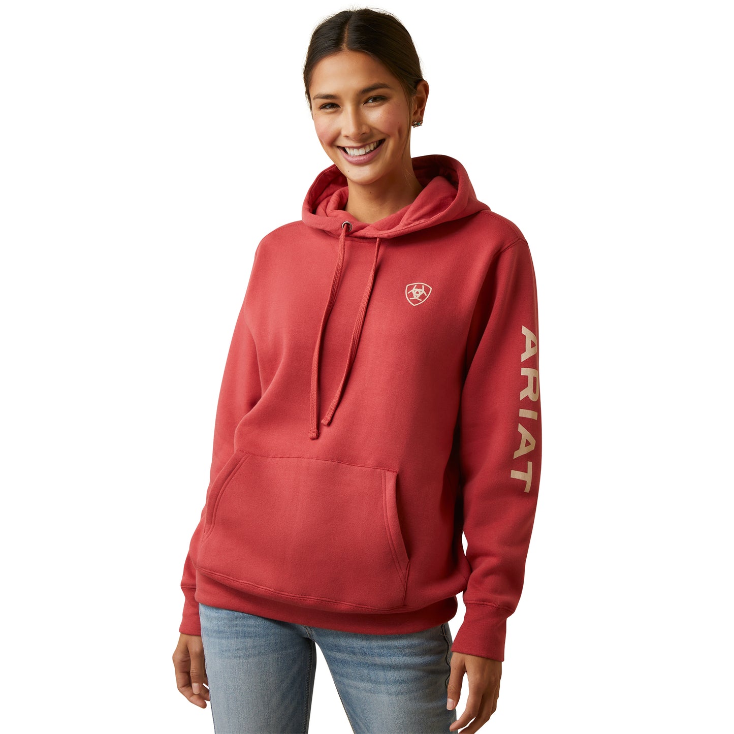 Ariat Logo Hoodie Red