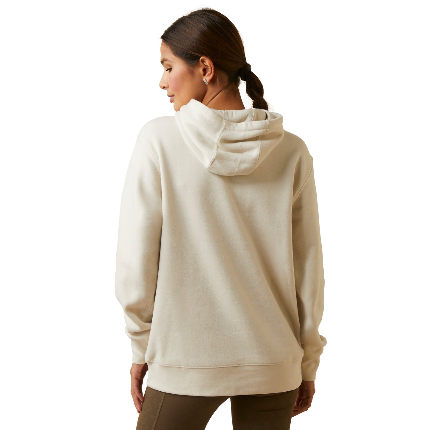 REAL Fading Lines Hoodie Cream