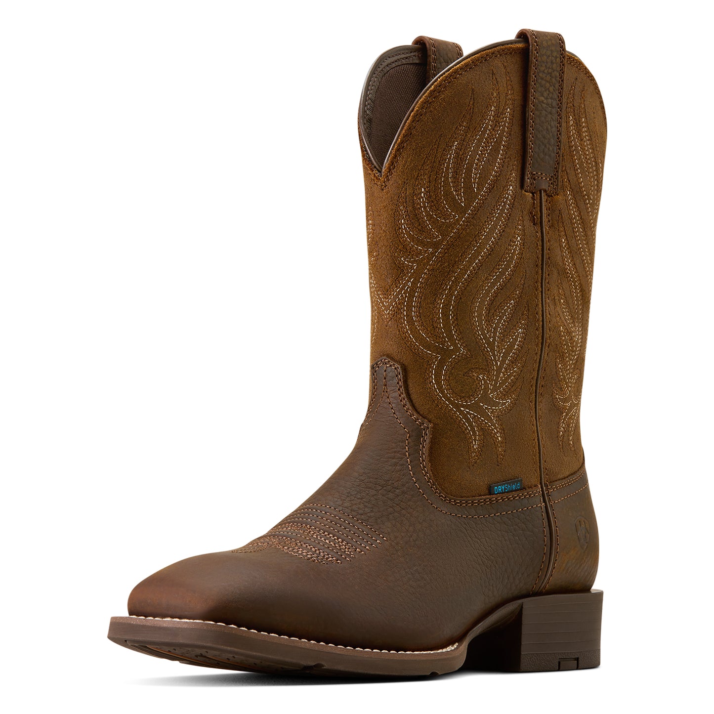 Ariat Men's Sport Riggs Waterproof Wide Square Toe Cowboy Boot - COPPER KETTLE - 10080269