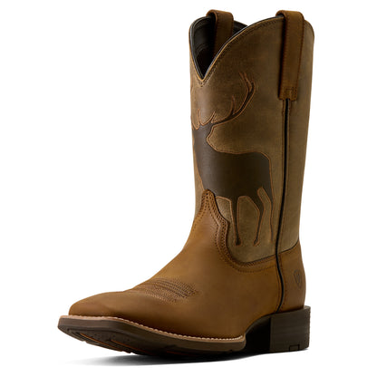 Ariat Men's Sport Trail Cam Wide Square Toe Cowboy Boot- 10080341