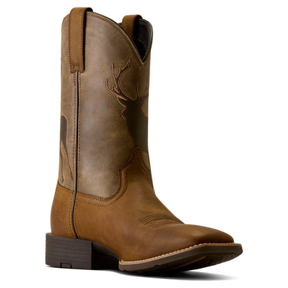 Ariat Men's Sport Trail Cam Wide Square Toe Cowboy Boot- 10080341