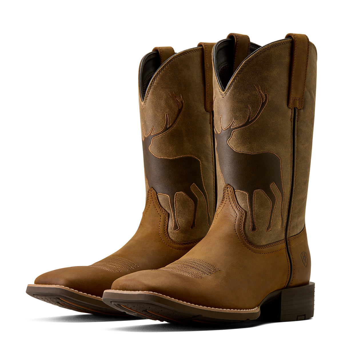 Ariat Men's Sport Trail Cam Wide Square Toe Cowboy Boot- 10080341
