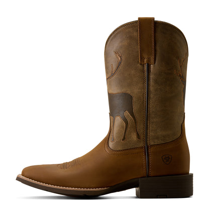 Ariat Men's Sport Trail Cam Wide Square Toe Cowboy Boot- 10080341