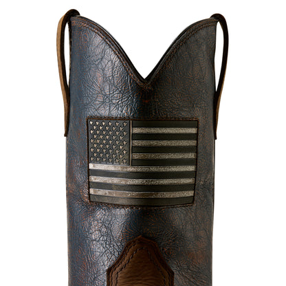 Ariat Men's Activator Patriot Waterproof Wide Square Steel Toe Work Boot - 10080349