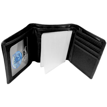 Buffalo Bills Embossed Leather Tri-fold Wallet