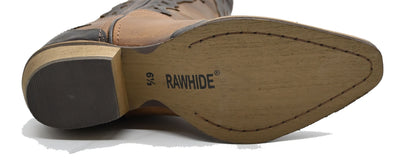 Distressed Wingtip Two-Tone Brown - 5026