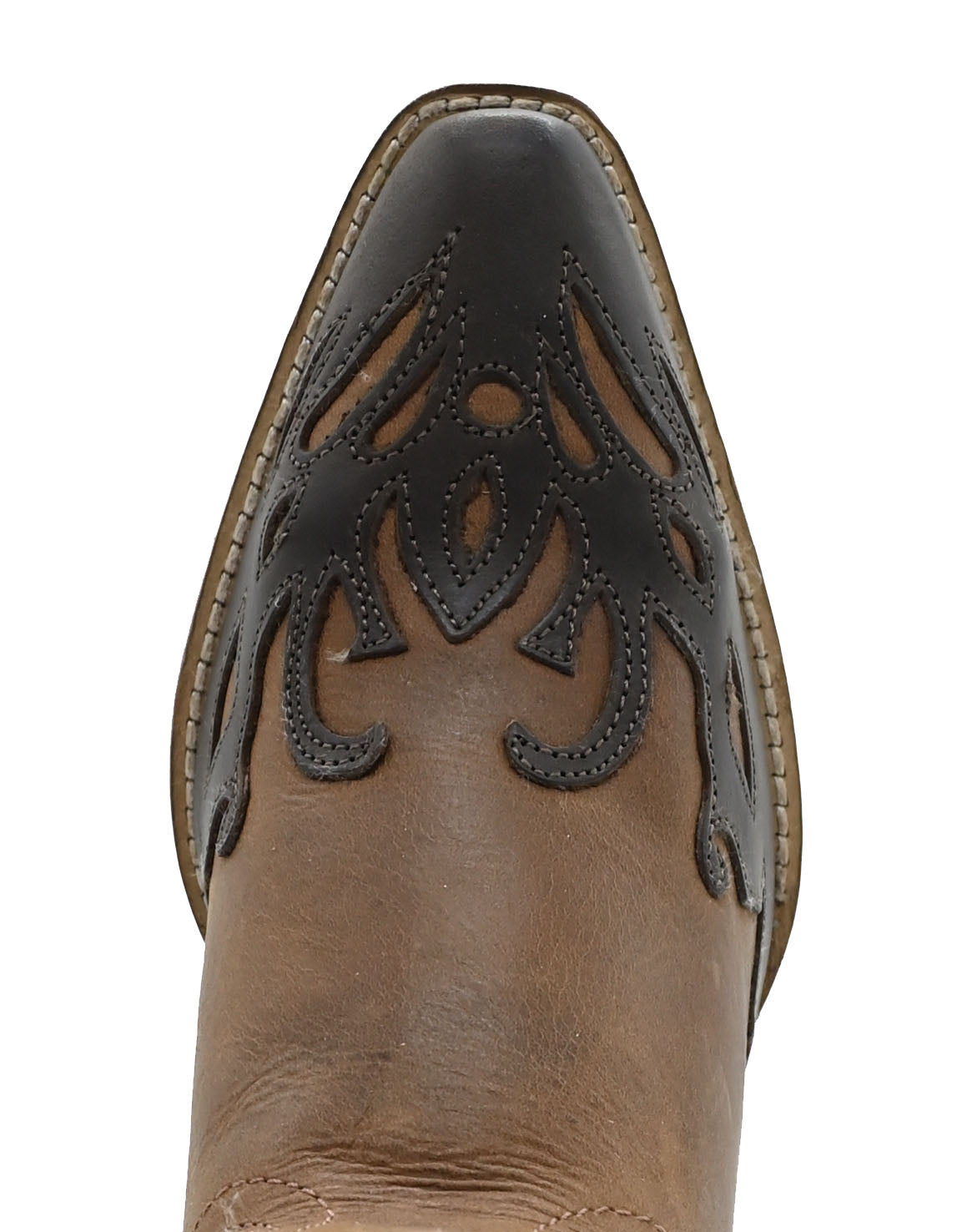 Distressed Wingtip Two-Tone Brown - 5026