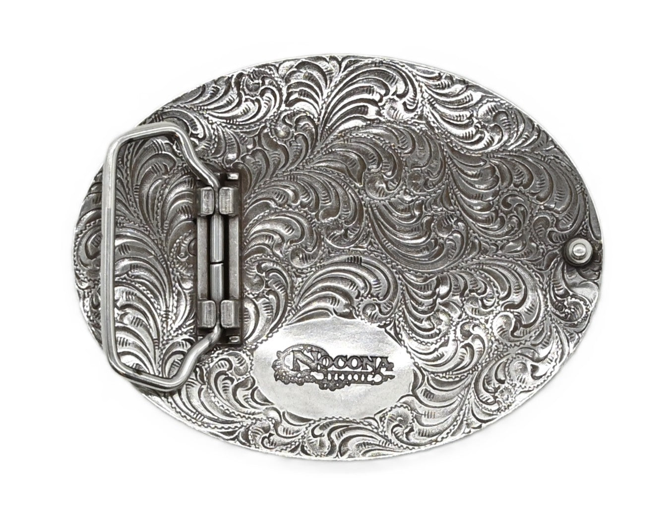 Nocona Oval LongHorn Buckle Multi Color - 37949