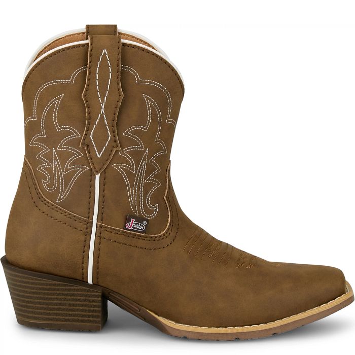 Justin Dee 7" Women's Bootie - Brown - GY9511