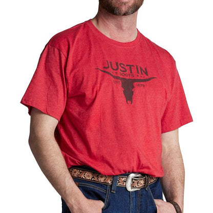 Justin Heather Red Bull Skull Tee