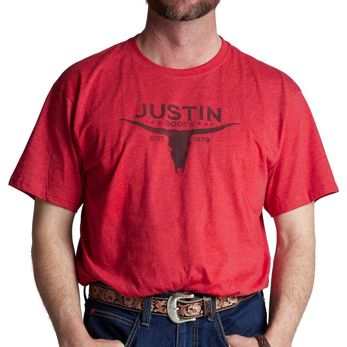 Justin Heather Red Bull Skull Tee