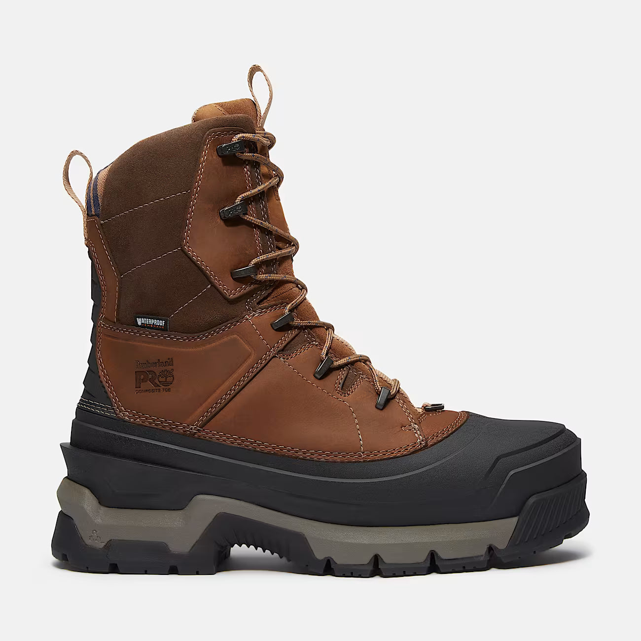 Siberian CSA 8" Composite Toe Waterproof Insulated Work Boot Brown - TB0A63PUEM4