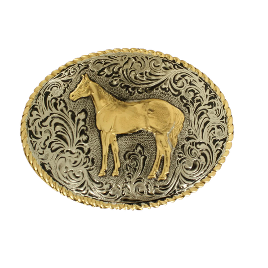 Oval Golden Horse