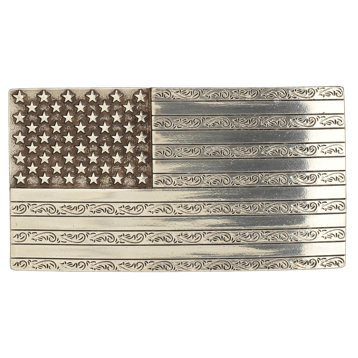 Nocona Mens Buckle Rectangle American Flag - 3700014