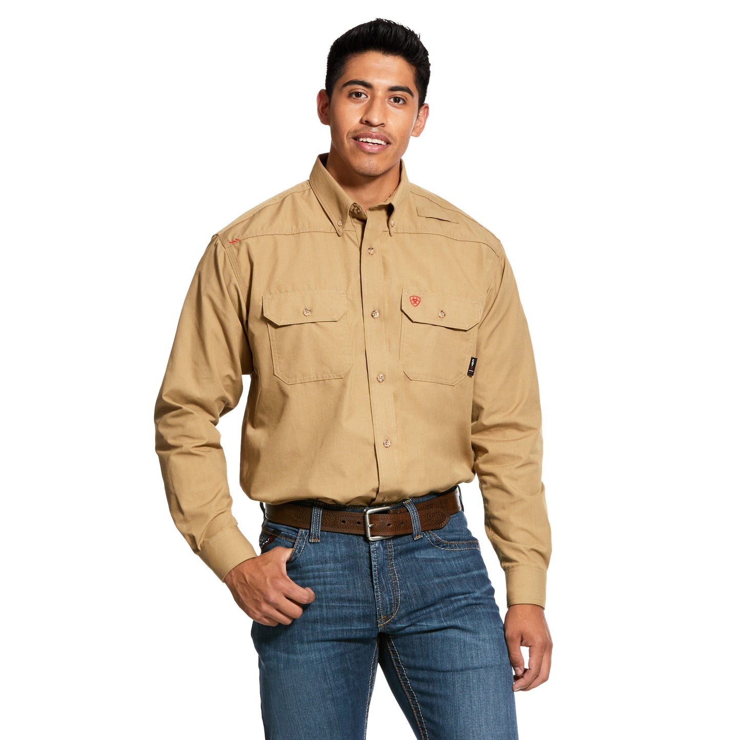 FR Featherlight Work Shirt Khaki - 10031015