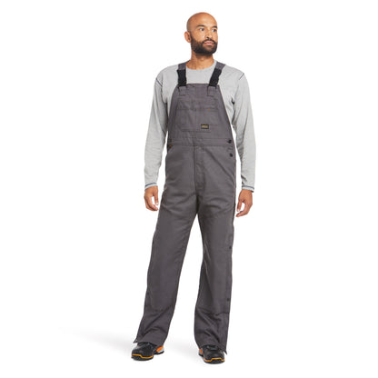 Rebar Duracanvas Unlined Bib Rebar Gray - 10034653