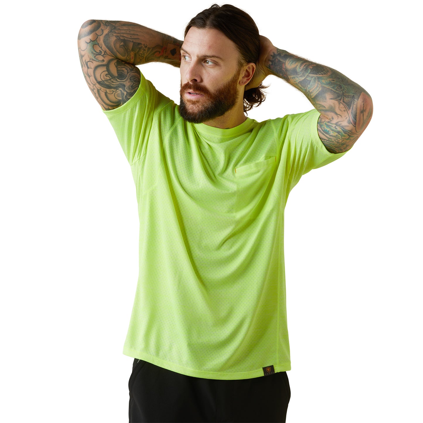 Rebar Evolution Athletic Fit Safety Yellow T-Shirt - 10043326