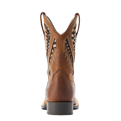 Ariat Kid's Quickdraw VentTEK Western Boot - Brown - 10044485