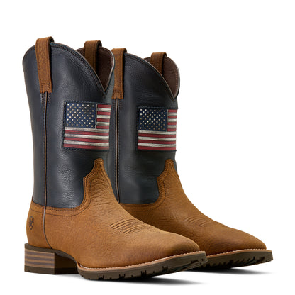 Ariat Hybrid Rancher Patriot Wide Square Toe Cowboy Boot - 10074205