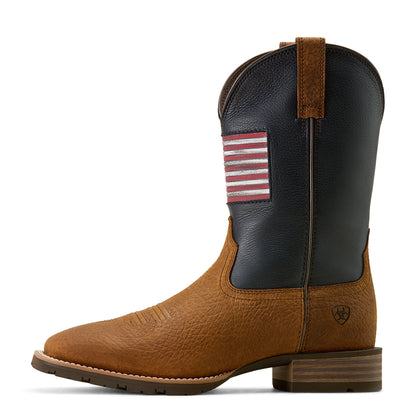 Ariat Hybrid Rancher Patriot Wide Square Toe Cowboy Boot - 10074205