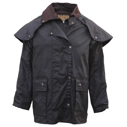 Outback Duster Riding Coat Short Brown