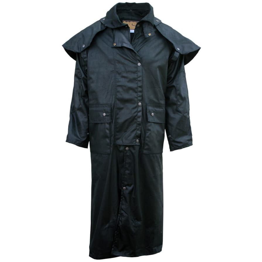 Outback Duster Riding Coat Long Black – Circle B Western Wear