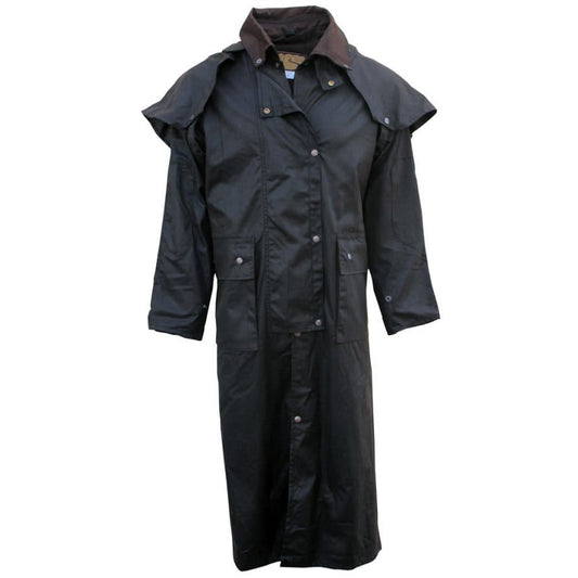 Outback Duster Riding Coat Long Brown