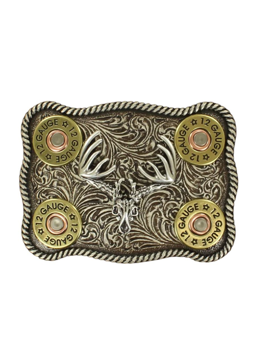 Skull Shotgun Shell Buckle