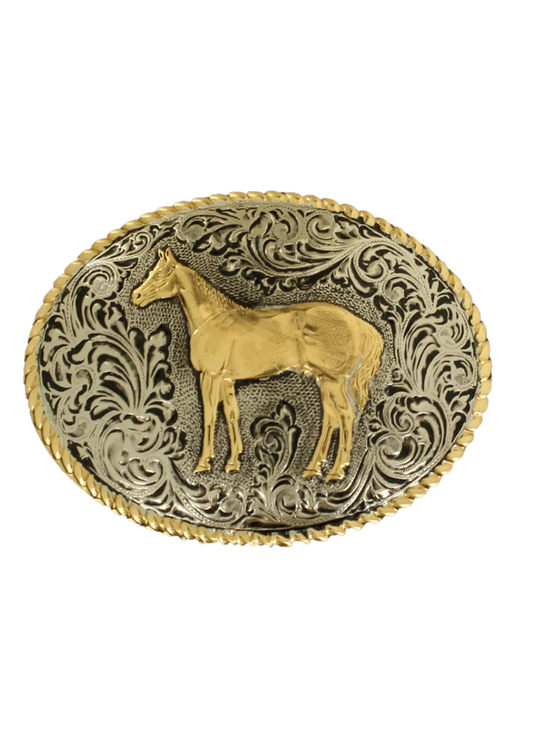 Oval Golden Horse