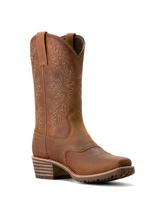 Hybrid Roughstock Square Toe Waterproof Cowboy Boot