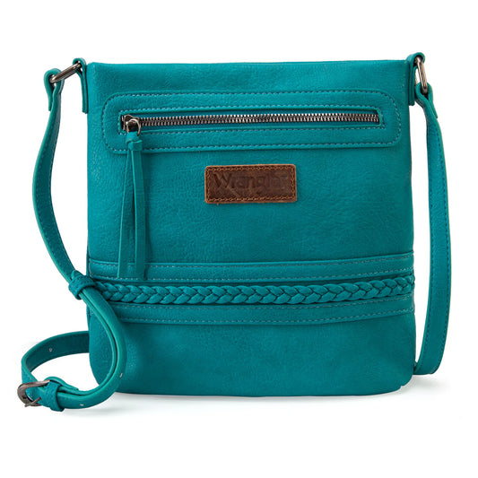 Wrangler Braided Concealed Carry Crossbody - Turquoise - WG97G-9360