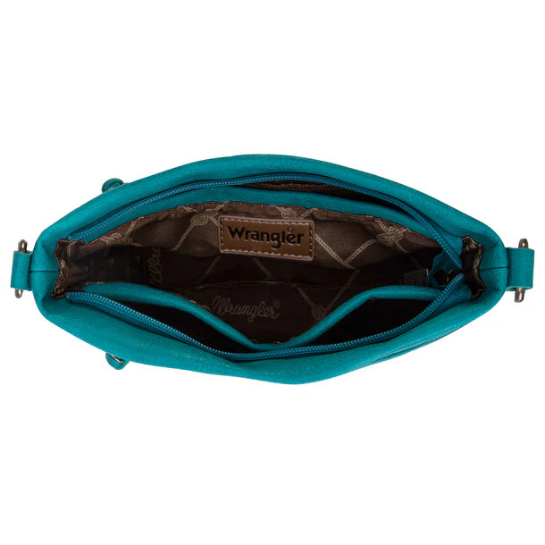 Wrangler Braided Concealed Carry Crossbody - Turquoise - WG97G-9360