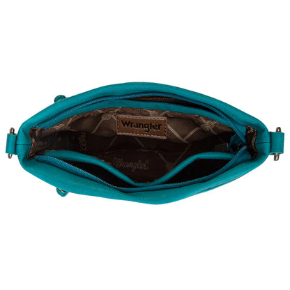 Wrangler Braided Concealed Carry Crossbody - Turquoise - WG97G-9360