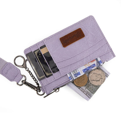 Wrangler Aztec Print Key Chain Wristlet Card Wallet - Purple - WG137-W0092PP