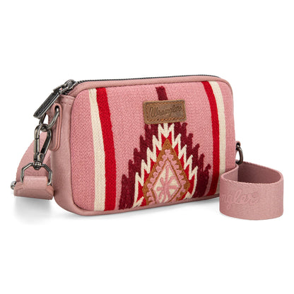 Wrangler Southwestern Knitted Mini Crossbody - Hot Pink - WG174-1833HPK