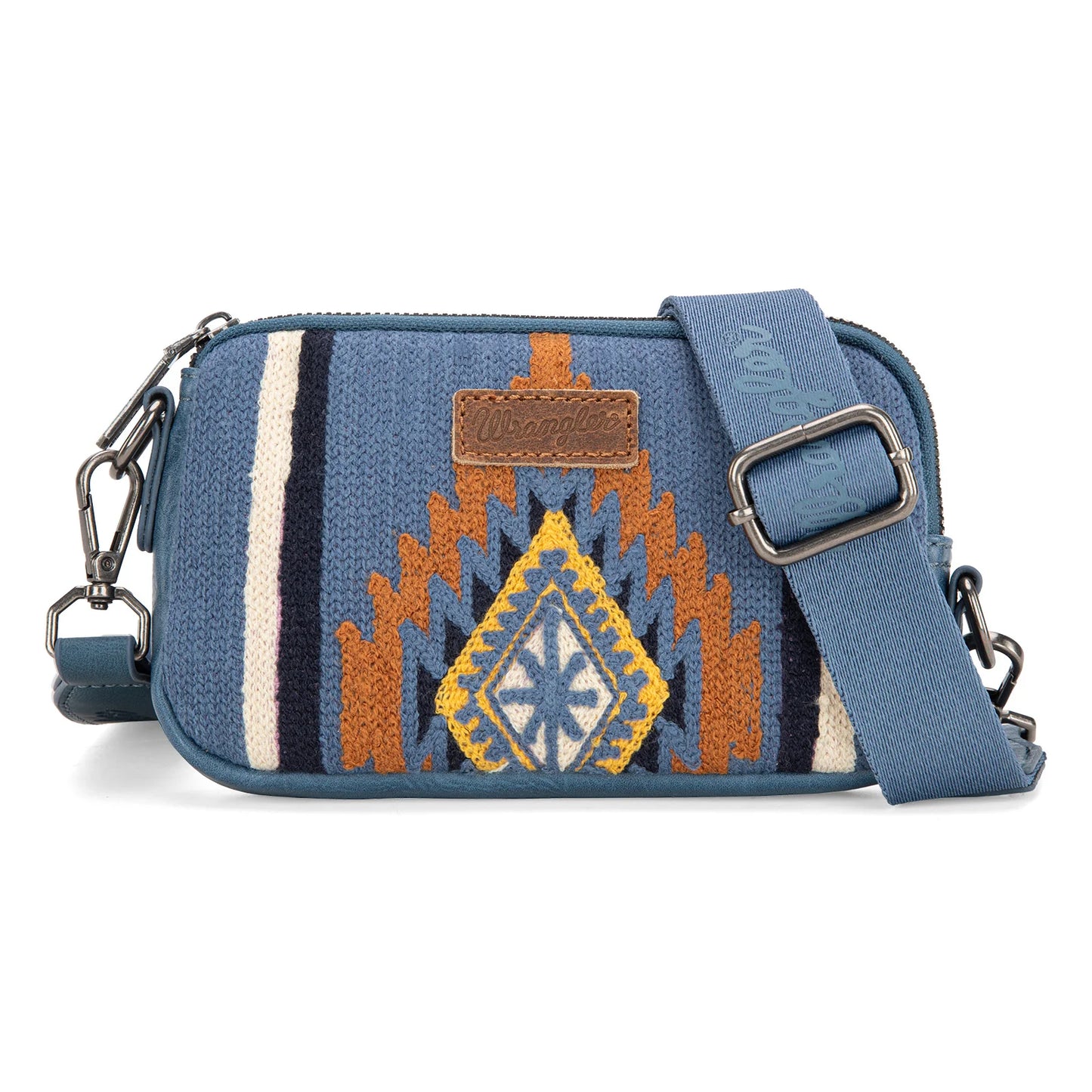Wrangler Southwestern Knitted Mini Crossbody - Jean - WG174-1833JN